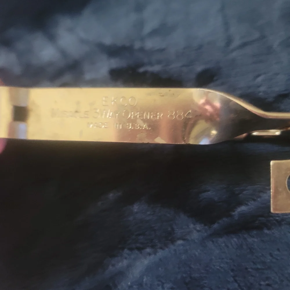 Gold Metal Can Opener # 884 EKCO